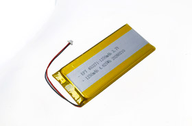 3.7V 403271 1250mAh 溫度報警器聚合物鋰電池